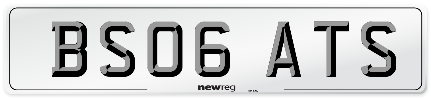 BS06 ATS Number Plate from New Reg
